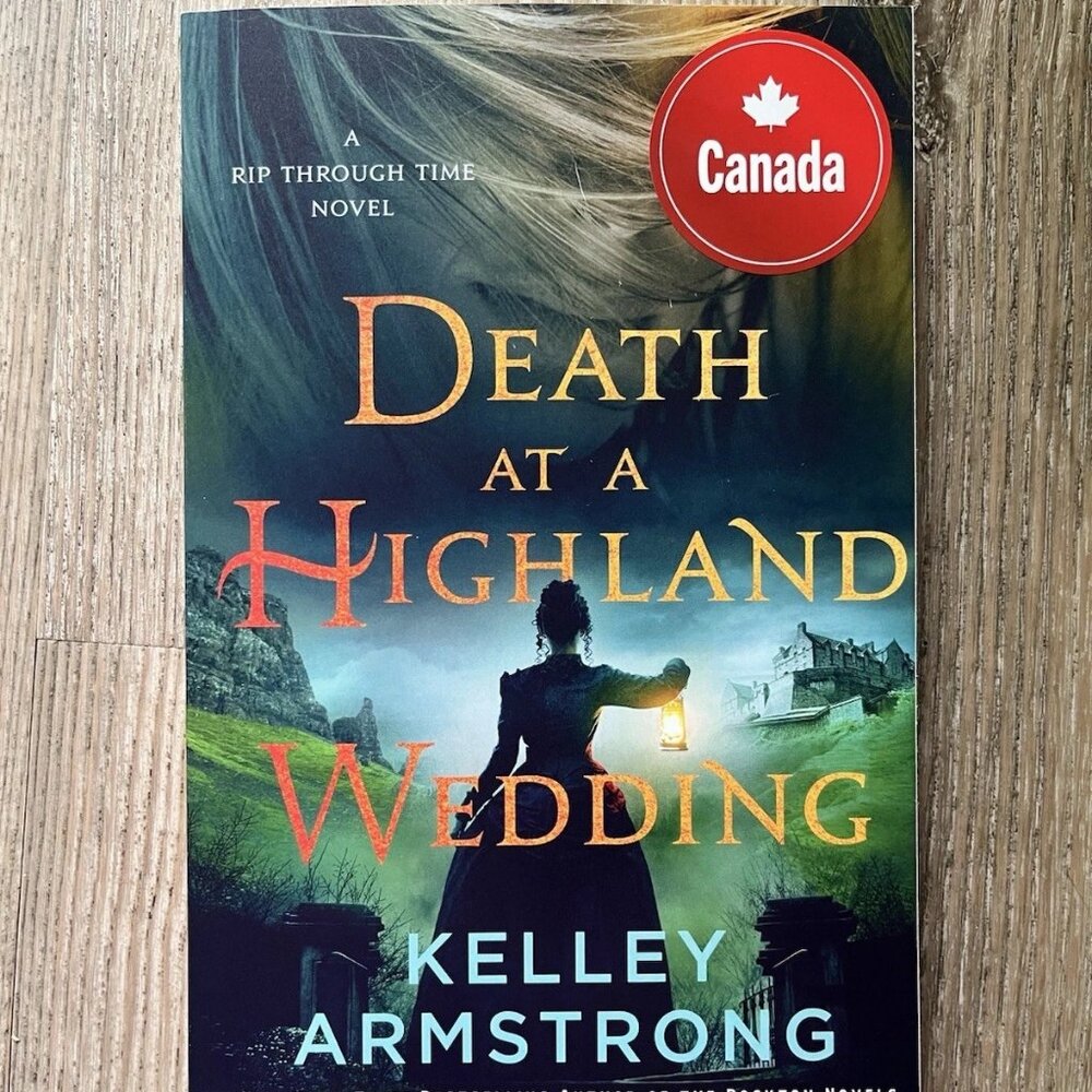 Death at a Highland Wedding Kelley Armstrong Signed Paperback First Edition